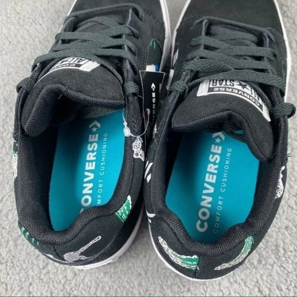 CONVERSE EL DISTRITO 2.0 OX Shoes Leather Unisex‎ Sneakers Women 8.5 Men 7 Black - Picture 12 of 13